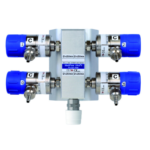 Rozdzielacz do tlenoterapii masowej Mediflow Ultra II MULTISTAR