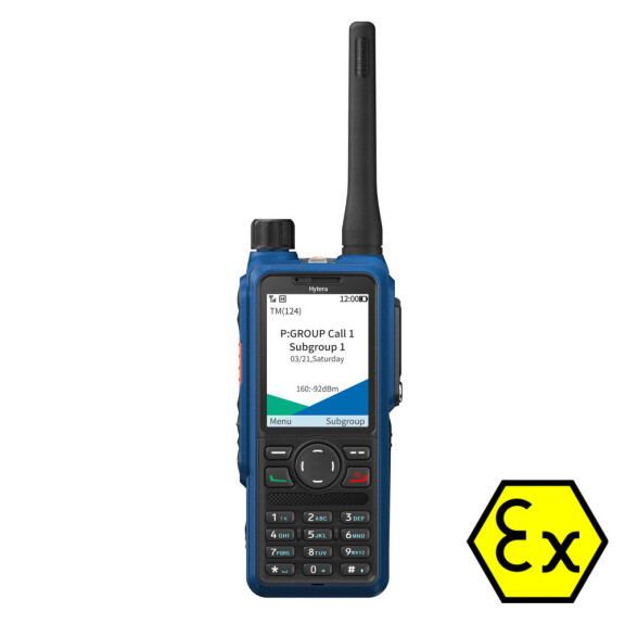 Radiotelefon nasobny Hytera HP-795 Ex ATEX, DMR, IP-68, 1024 kanały
