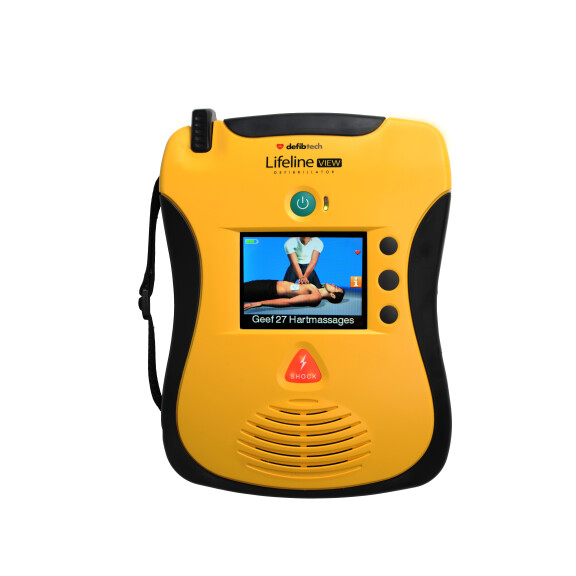 Defibrylator Lifeline VIEW z kolorowym wyświetlaczem LCD
