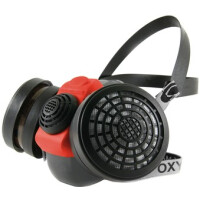 Półmaska wielogazowa Oxyline Climax 756-R + 2 pochłaniacze A1, gumowa