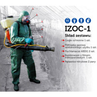 IZOC-1 Standard, Indywidualny Zestaw Ochrony Chemicznej, kombinezon do zwalczania Barszczu Sosnowskiego
