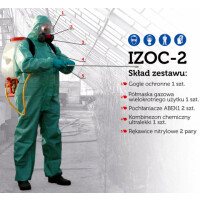IZOC-2 Premium, Indywidualny Zestaw Ochrony Chemicznej, kombinezon do zwalczania Barszczu Sosnowskiego