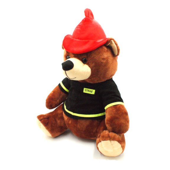 Maskotka strażacka Misiek - duży 51 cm