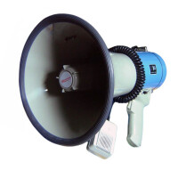 Megafon (tuba elektroakustyczna) z mikrofonem TE 23/20 na pasku + syrena