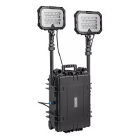 Akumulatorowy maszt oświetleniowy Monster Light TWIN 50 Ah 36000 lm