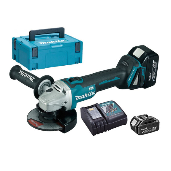 Akumulatorowa szlifierka kątowa MAKITA DGA504RTJ 18V