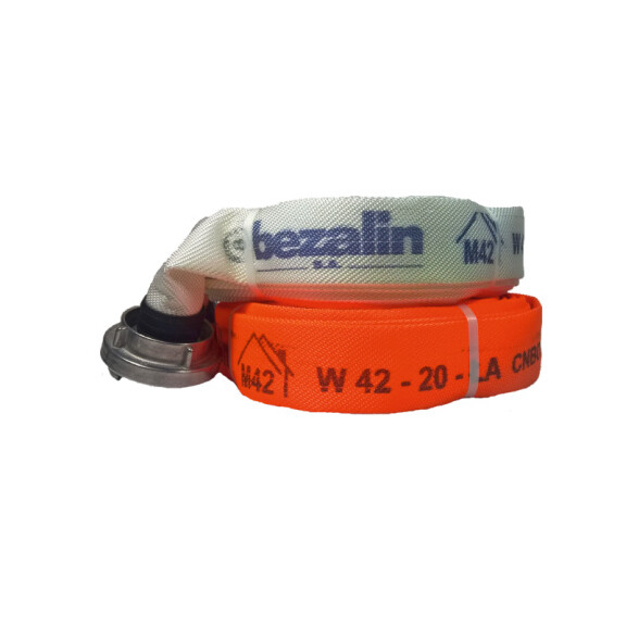 Wąż tłoczny W 42-30-ŁA/PU M42 do mieszkaniówki BIAŁY