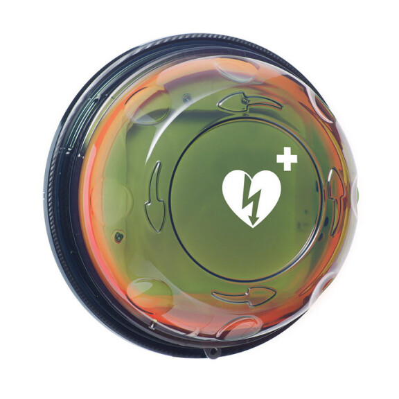 Kapsuła zewnętrzna dla AED - Rotaid Transparent Green 24/7 z modułem zarządzania