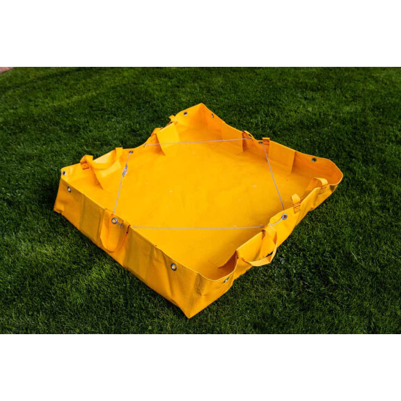 Wanna wychwytowa, wsporniki wewnętrzne i linka, 150 litrów