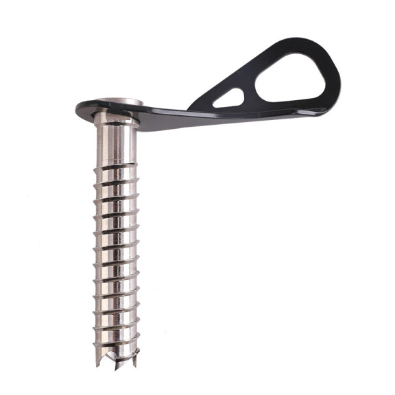 Śruba lodowa Climbing Technology z zaczepem do liny asekuracyjnej