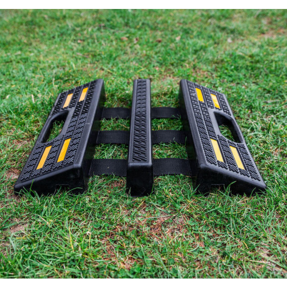 Mostek przejazdowy 2x75 gumowy składany