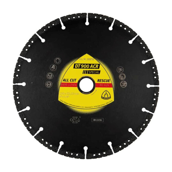 Tarcza diamentowa do ratownictwa DT 900 ACR Special 9 cali 230 mm