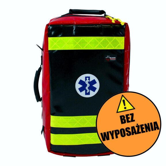 Plecak ratownika medycznego, Black Front modułowy, bez wyposażenia