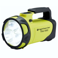 Szperacz NightSearcher TRIO 550, ładowalny 12+24V, 230V, 550 lm, IP-54