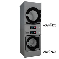 Pralka i suszarka dla straży - Fagor pralnica LAP-10 TP2 EP i suszarka SRP-10 TP2 E (na 1-2 max ubrania specjalne)