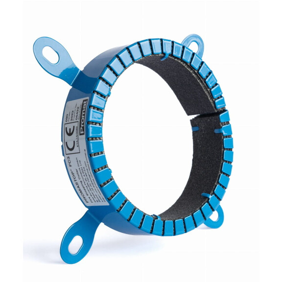 PROMASTOP®-FC3 – kołnierz ogniochronny pęczniejący do zabezpieczania przejść rur z tworzyw sztucznych EI30–EI120