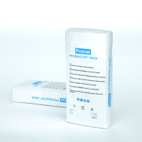 PROMASTOP®-MG III – ogniochronna zaprawa mineralna do przejść instalacyjnych, klap i drzwi przeciwpożarowych EI30–EI240 (worek 25 kg – Promat)