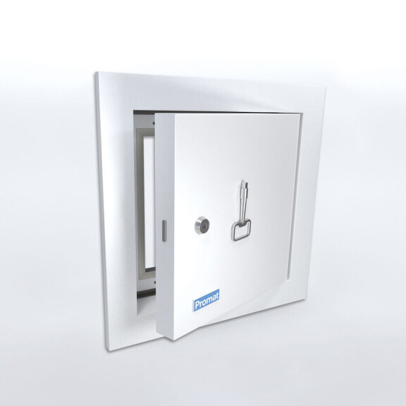 Promat® SP EI60 – stalowa klapa rewizyjna przeciwpożarowa do ścian i sufitów EI60 (różne wymiary – Promat)