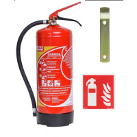 Gaśnica proszkowa 6 kg PD 6 GX + znak – skuteczność 55A 233B C | Sklep PPOŻ