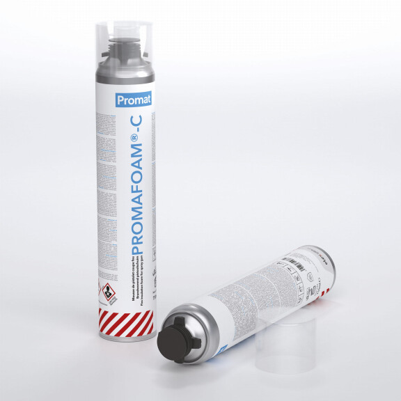 PROMAFOAM®-C – pianka ogniochronna do przejść kablowych, rurowych i dylatacji EI30–EI240 (750 ml – Promat) - PISTOLET