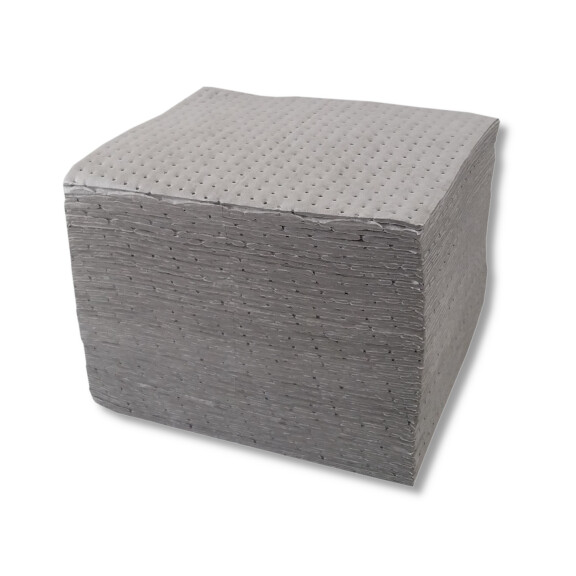 Sorbent Uniwersalny W Arkuszach (100 Arkuszy), Chłonność 144 L. Szary 3 350 G/m2 40Cm X 50Cm Mata Uniwersalne