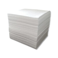 Mata Sorpcyjna Olejowa, (100 Arkuszy), Chłonność 143 L. Biały 1 350 G/m2 40Cm X 50Cm Mata Olejowe / Hydrofobowe Na Wodę