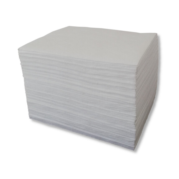 Mata Sorpcyjna Olejowa, (100 Arkuszy), Chłonność 112 L. Biały 1 275 G/m2 40Cm X 50Cm Mata Olejowe / Hydrofobowe Na Wodę