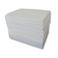 Mata Sorbentowa Olejowa, (200 Arkuszy), Chłonność 140 L. Biały 1 180 G/m2 40Cm X 50Cm Mata Olejowe / Hydrofobowe