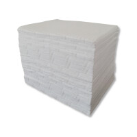 Mata Sorbentowa Olejowa, (100 Arkuszy), Chłonność 141 L. Biały 3 350 G/m2 40Cm X 50Cm Mata Olejowe / Hydrofobowe