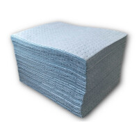 Mata Sorbentowa Olejowa, Niebieska, (100 Arkuszy), Chłonność 110 L. Niebieski 3 275 G/m2 40Cm X 50Cm Mata Olejowe / Hydrofobowe