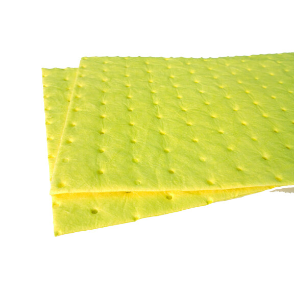 Mata Sorbentowa Chemiczna, (100 Arkuszy), Chłonność 109 L. Zółty 3 275 G/m2 40Cm X 50Cm Mata Chemiczne