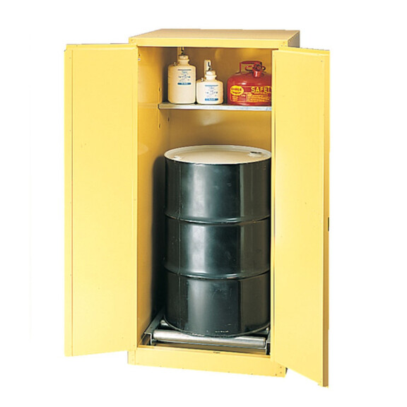 Bezpieczna Szafa ( 208 L) - 2-Drzwiowa, Z Rolkami Żółty 80 Cm X 80 Cm X 165 Cm Powyżej 200 L. 0 - 1 Szt.