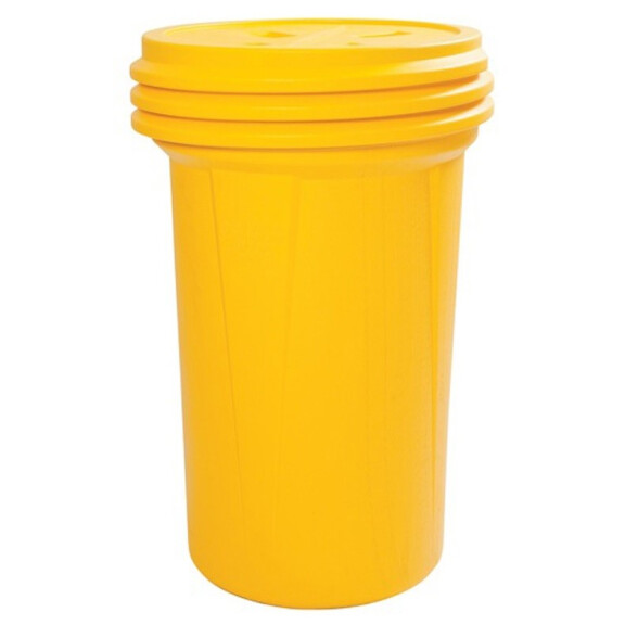 Pojemnik Polietylenowy, Pojemność 208 L. Z Pokrywą Żółty Przechowywanie / Transport Powyżej 200 L.