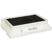 Wanienka Laboratoryjna, Polietylenowa, Ze Spustem I Kratownicą (Poj. 6.5 L.) 43 Cm X 30 Cm X 10 Cm Biały Do 150 L. Z Kratownicą Inne