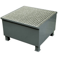 Wanna Wychwytowa - 200 L. - Na 1 Beczkę 1 Beczka 151 L. - 400 L. Cynk 74 Cm X 74 Cm X 47 Cm Stal Ocynkowna Tak