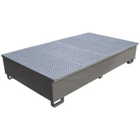 Wanna Wychwytowa - 1000 L. - Na 2 Pojemniki Ibc Cynk 130 Cm X 230 Cm 43 Cm Stal Ocynkowna Tak