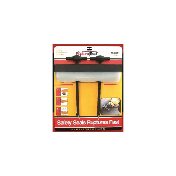 Rupture Seal, Do Natychmiastowej Blokady Wycieku, (150 Mm) Czarny