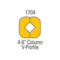 Osłona Polietylenowa (Hdpe), Do Kolumny O Przekroju Do 15,2Cm Żółty 33 Cm X 33 Cm X 103,7 Cm