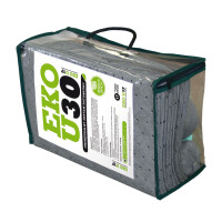 Zestaw Ratunkowy Uniwersalny Eko U30, Chłonność 30 L. Szary 30 L.