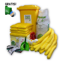 Zestaw Ratunkowy Chemiczny Eko H240, Chłonność 213 L + Dyspenser Z Bandażem Gratis Żółty 264 L.