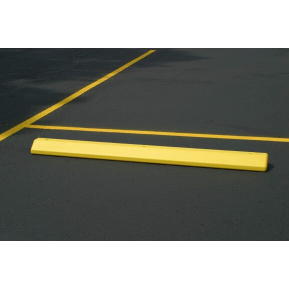 Parking Stop, Polietylenowy (Hdpe), Żółty Żółty 183 Cm X 20 Cm X 10 Cm