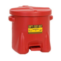 Kosz Na Odpady Niebezpieczne, Polietylenowy 22,8 L Czerwony 22,8 L.