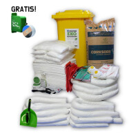 Zestaw Ratunkowy Olejowy Eko O240, Chłonność 213L + Dyspenser Z Bandażem Gratis Biały 234 L.