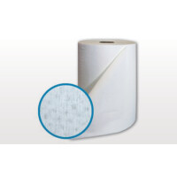 Czyściwo Przemysłowe, Białe, Bardzo Chłonne, 300 Szt. W Rolce, Arkusz 29Cm X 37Cm Biały Rolka