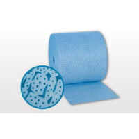 Czyściwo Przemysłowe, Niebieskie, Niskopylne, 300 Szt. W Rolce, Arkusz 32Cm X 37Cm Niebieski Rolka