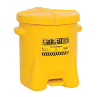 Kosz Na Odpady Niebezpieczne, Polietylenowy 22,8 L Żółty 22,8 L.