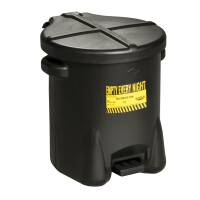 Kosz Na Odpady Niebezpieczne, Polietylenowy 22,8 L Czarny 22,8 L.