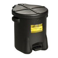 Kosz Na Odpady Niebezpieczne, Polietylenowy 53 L Czarny 53 L.