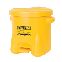 Kosz Na Odpady Niebezpieczne, Polietylenowy 37,9 L Żółty 37,9 L.