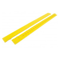 Krawędź Najazdowa Do Mat Przemysłowych Coba Żółty 75 Mm X 1 M - Żeński